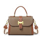 Versatile Advanced Texture Fashion Handbag with Genuine Leather and Elephant Gray Design - Teleplus versatile advanced