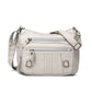 Versatile Casual Retro Messenger Bag with Shoulder Strap and Inner Zipper Pocket - Teleplus for Daily Use shoulder