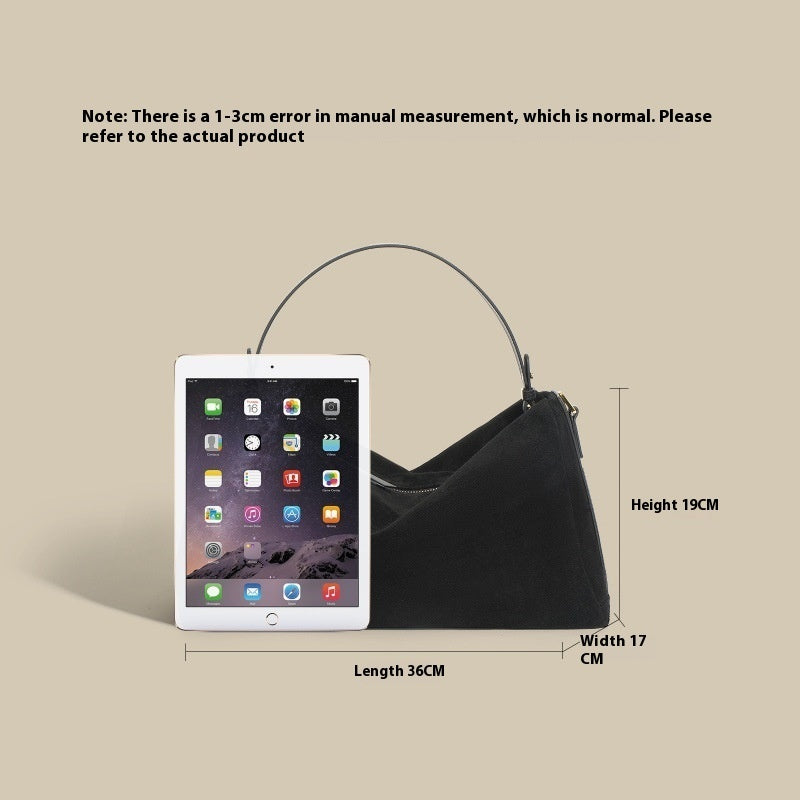 Versatile Cowhide Handbag with Multiple Pockets and Soft Genuine Leather - versatile cowhide handbag