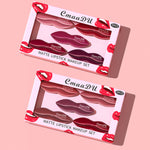Versatile Matte Lipstick Set with 5 Colors for Customizable Looks - Teleplus Custom versatile matte lipstick set