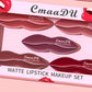 Versatile Matte Lipstick Set with 5 Colors for Customizable Looks - Teleplus Custom versatile matte lipstick set