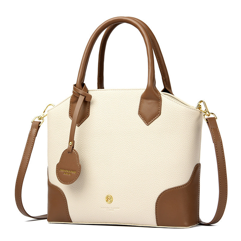 Versatile Retro Minimalist Crossbody Bag in Polyester with Sandwiched Pocket - for Daily Use versatile retro minimalist