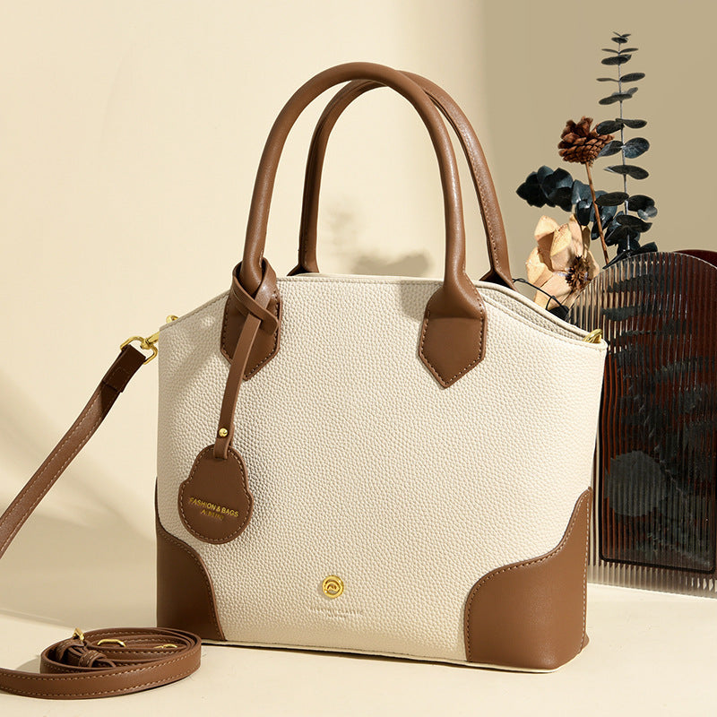 Versatile Retro Minimalist Crossbody Bag in Polyester with Sandwiched Pocket - for Daily Use versatile retro minimalist