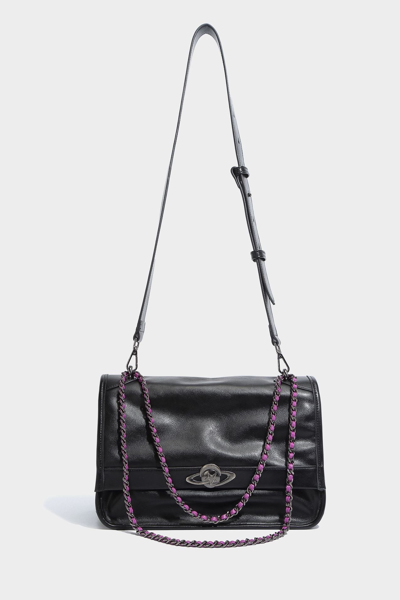 Versatile Single Shoulder Crossbody Bag with Soft Touch Chain for Daily - Teleplus soft touch chain versatile single