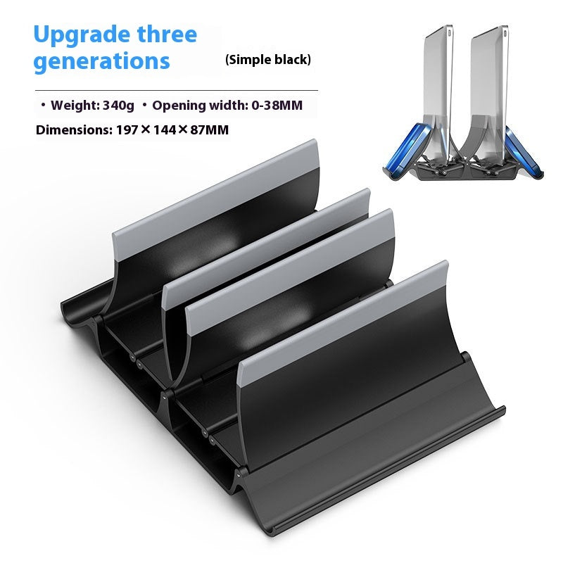 Vertical Notebook Cooling Bracket with Multiple Color Options and Generations - Teleplus Colors vertical notebook