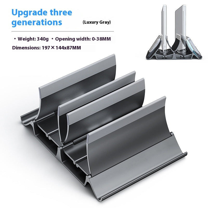 Vertical Notebook Cooling Bracket with Multiple Color Options and Generations - Teleplus Colors vertical notebook