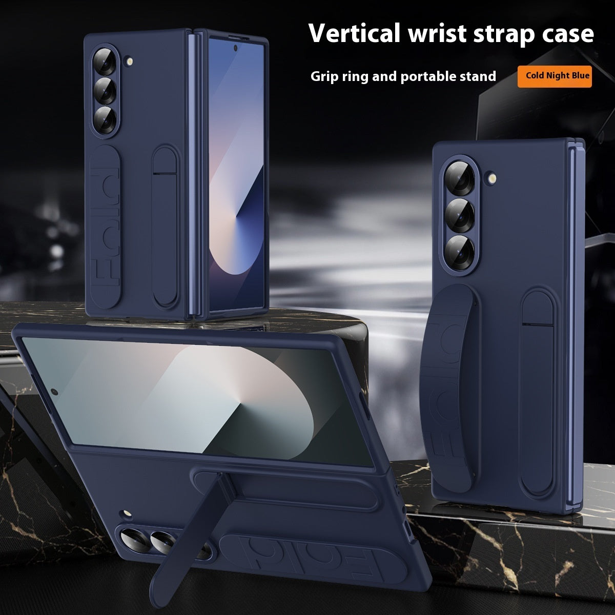 Vertical Wrist Strap Phone Case with Bracket and Shockproof Design - Teleplus vertical wrist strap bracket phone