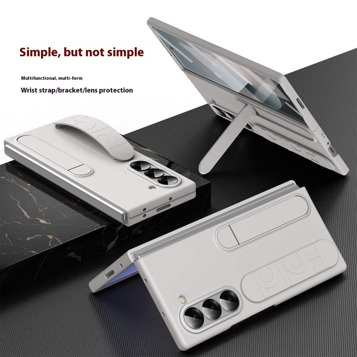 Vertical Wrist Strap Phone Case with Bracket and Shockproof Design - Teleplus vertical wrist strap bracket phone