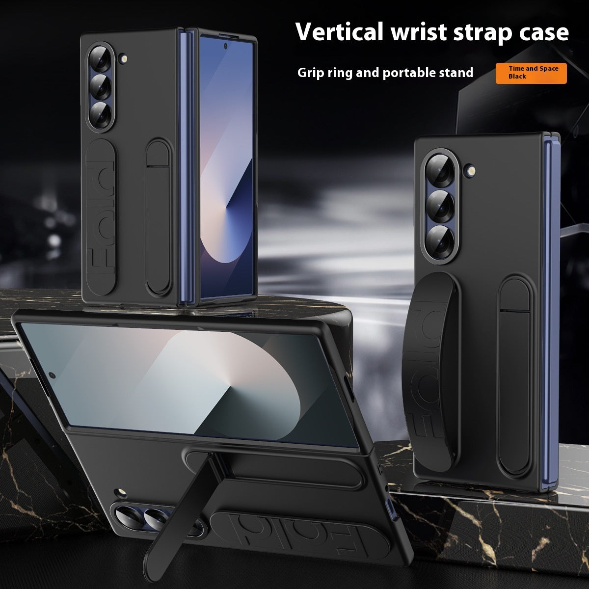 Vertical Wrist Strap Phone Case with Bracket and Shockproof Design - Teleplus vertical wrist strap bracket phone