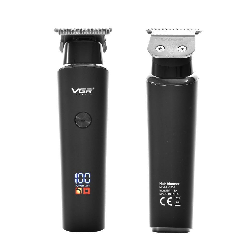 VGR937 Electric Clipper with LCD Display Dual-Purpose Power and Washable Blade - Teleplus vgr937 electric clipper lcd