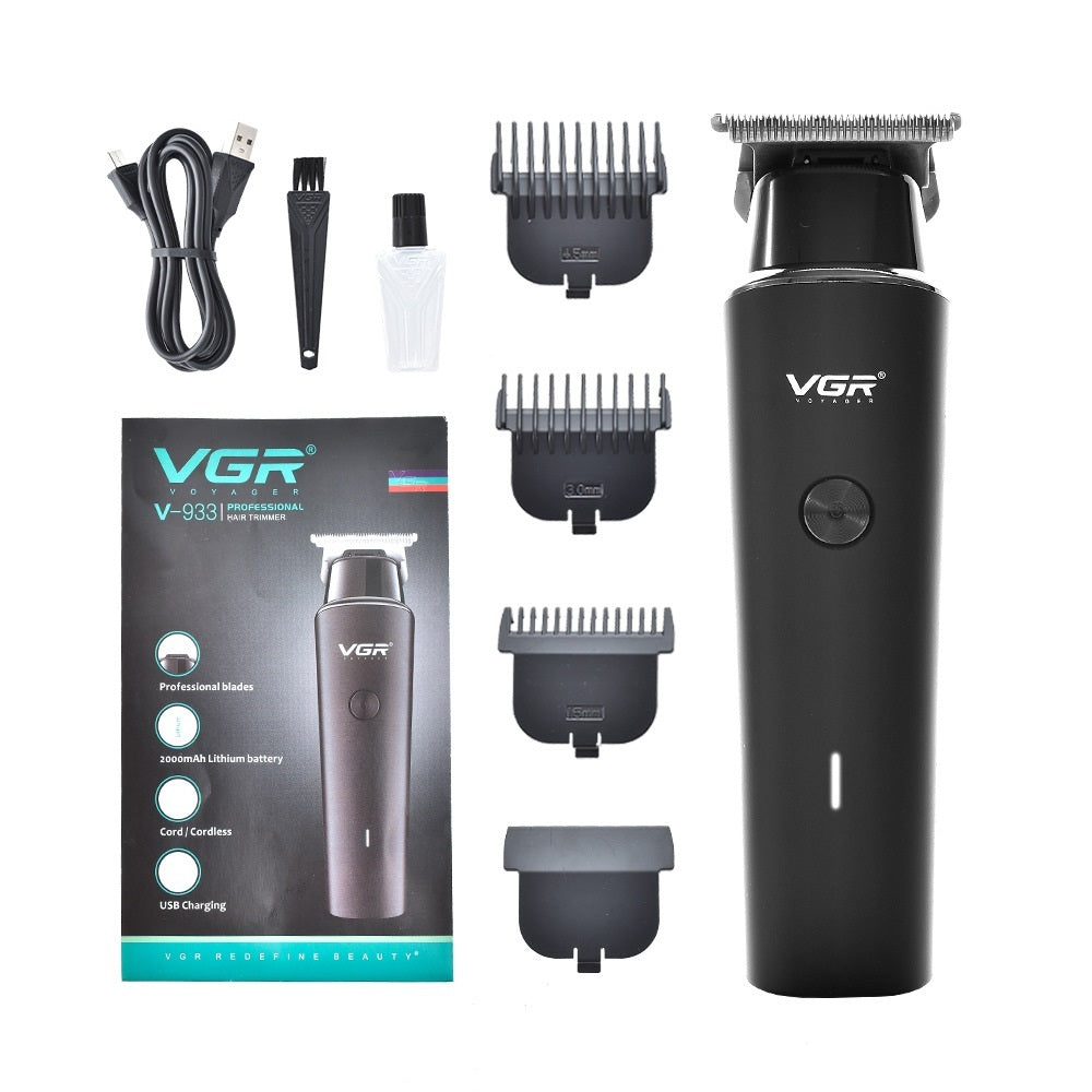 VGR937 Electric Clipper with LCD Display Dual-Purpose Power and Washable Blade - Teleplus vgr937 electric clipper lcd
