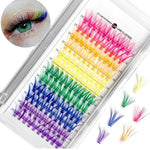 Vibrant Colored Lash Clusters for Manga Individual Lashes and - Teleplus colored lash clusters manga individual lashes