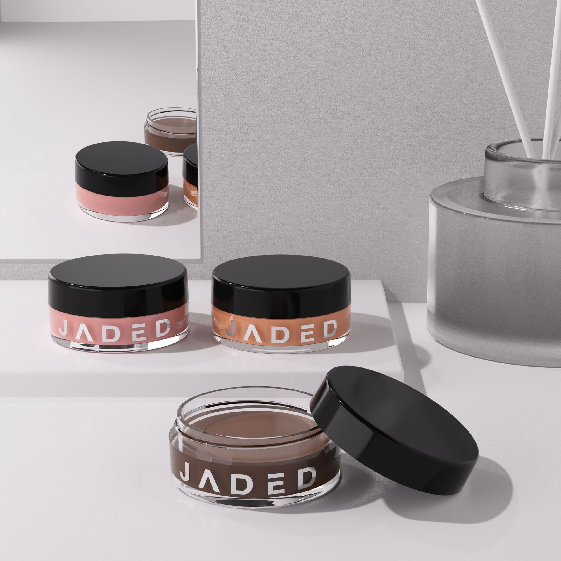 Vigor Supply Station Eye Shadow Cream in Purple Brown and Milk Tea Colors - Teleplus vigor supply station eye shadow