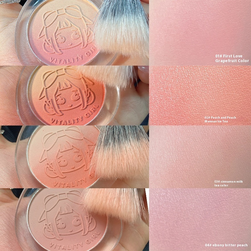 Vigorous Natural Blush Highlight Contour Set with Gradient and Rouge - vigorous blush natural highlight contour gradient