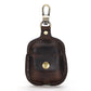 Vintage Crazy Horse Cowhide Keychain Compatible with iPhone US Market - Keychains Get Stylish Leather Headset united