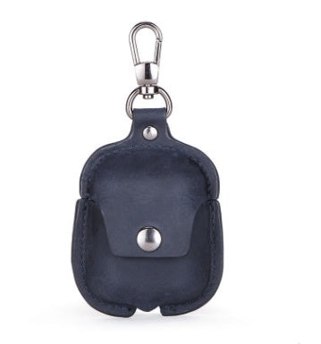Vintage Crazy Horse Cowhide Keychain Compatible with iPhone US Market - Keychains Get Stylish Leather Headset united