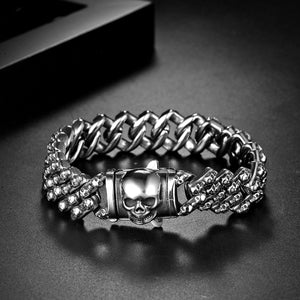 Vintage Creative Skull Stainless Steel Bracelet - Vintage Creative Skull Stainless Steel Bracelet for Men