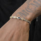 Vintage Cross Bracelet S925 Sterling Silver Adjustable Opening Jewelry - vintage cross bracelet s925 sterling