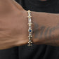 Vintage Cross Bracelet S925 Sterling Silver Adjustable Opening Jewelry - vintage cross bracelet s925 sterling