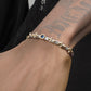Vintage Cross Bracelet S925 Sterling Silver Adjustable Opening Jewelry - vintage cross bracelet s925 sterling