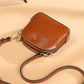 Vintage Female Leather Crossbody Bag with Niche Brown and Burgundy Options - Teleplus niche female leather crossbody bag