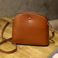Vintage Female Leather Crossbody Bag with Niche Brown and Burgundy Options - Teleplus niche female leather crossbody bag