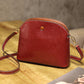 Vintage Female Leather Crossbody Bag with Niche Brown and Burgundy Options - Teleplus niche female leather crossbody bag