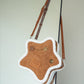 Vintage Furry Shoulder Bag Backpack Star Brown - Teleplus star backpack vintage furry shoulder bag
