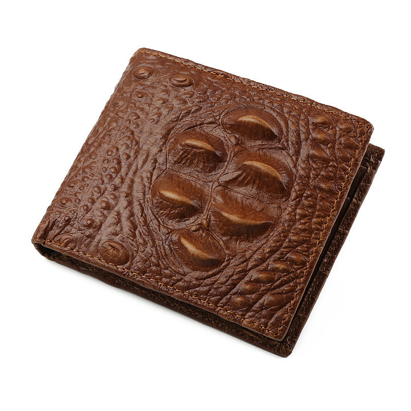 Vintage Genuine Leather Coin Purse with Durable Sewing Line - for Stylish Men vintage genuine leather coin purse