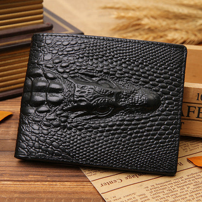 Vintage Genuine Leather Coin Purse with Durable Sewing Line - for Stylish Men vintage genuine leather coin purse