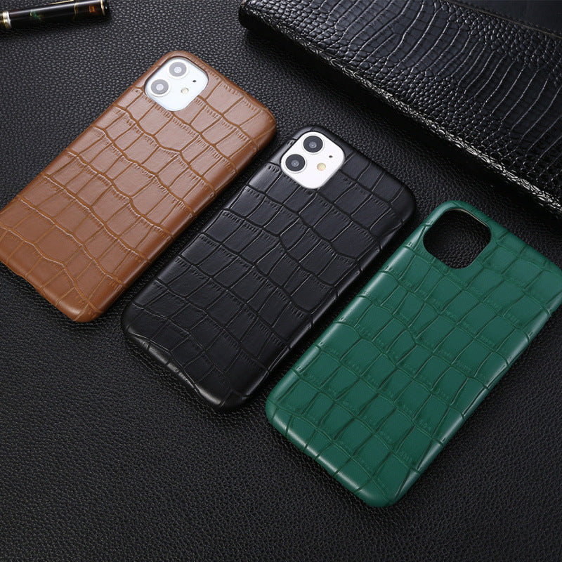 Imitation Leather Phone Case for iPhone 6 6S 7 8 Plus X XR XS MAX 11 Pro Max - Vintage iPhones vintage imitation
