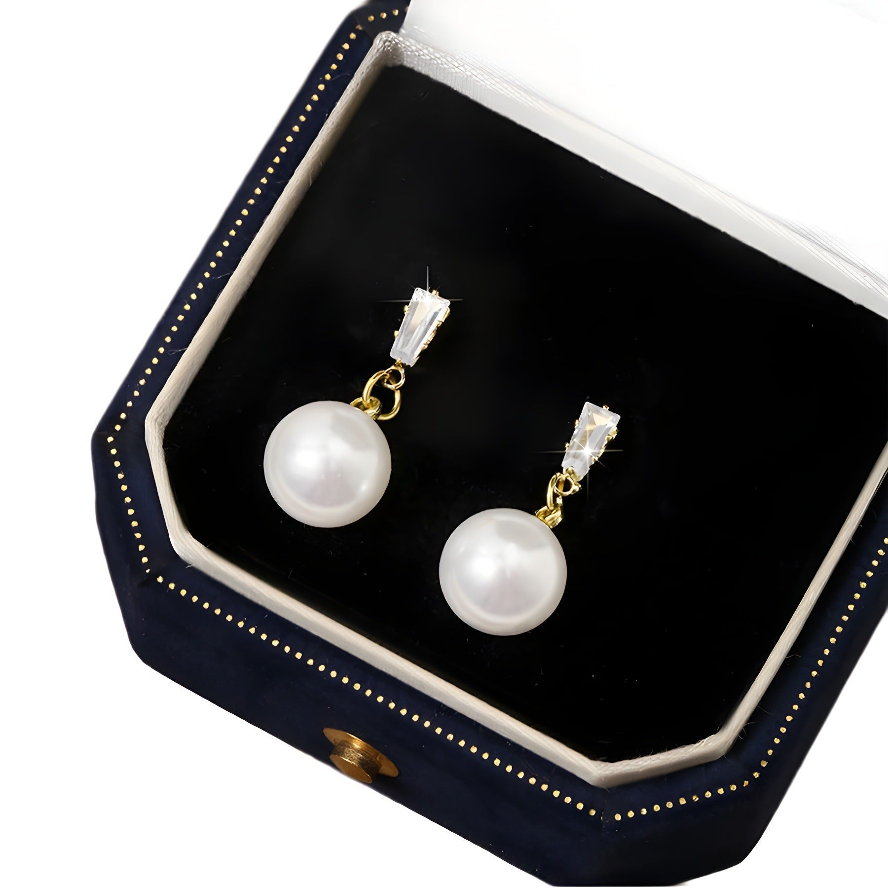 Vintage Pearl Stud Earrings Simple Fashion Elegant French Style - Earrings So Fancy Even Your Grandma Would Approve