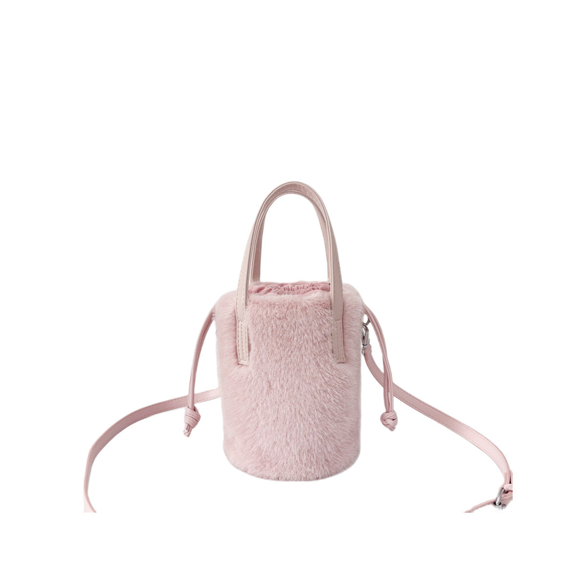 Vintage Plush Hand Bag Bucket Tote for Women with Multi-Color Options - Teleplus bucket vintage plush hand bag