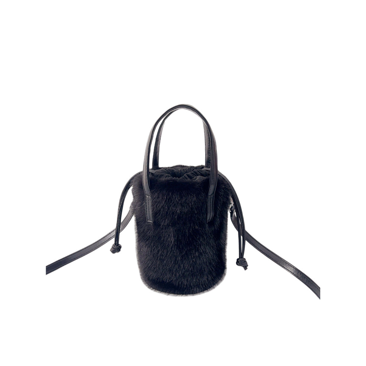 Vintage Plush Hand Bag Bucket Tote for Women with Multi-Color Options - Teleplus bucket vintage plush hand bag