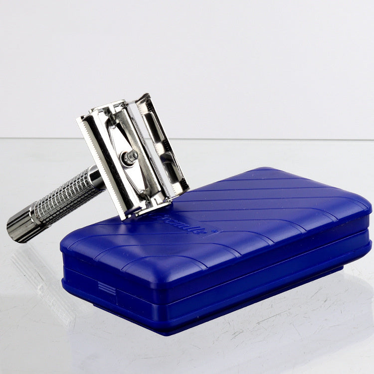 Vintage Shaving Razor Blade Holder Rotary Knife Box for Safety Storage - Legends vintage shaving razor blade holder