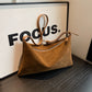 Vintage Suede Niche Bag with PU Inner Pocket for Daily - Use vintage suede niche bag