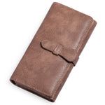 Vintage Wax Female PU Leather Wallet with Multiple Card and Cash Slots for United States Buyers - Wallet: Where Meets