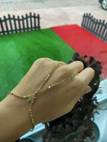 VIP Gold Sequin Star Hand Chain Bracelet Elegant Eastern Jewelry Accessory - Teleplus vip gold sequin star hand chain