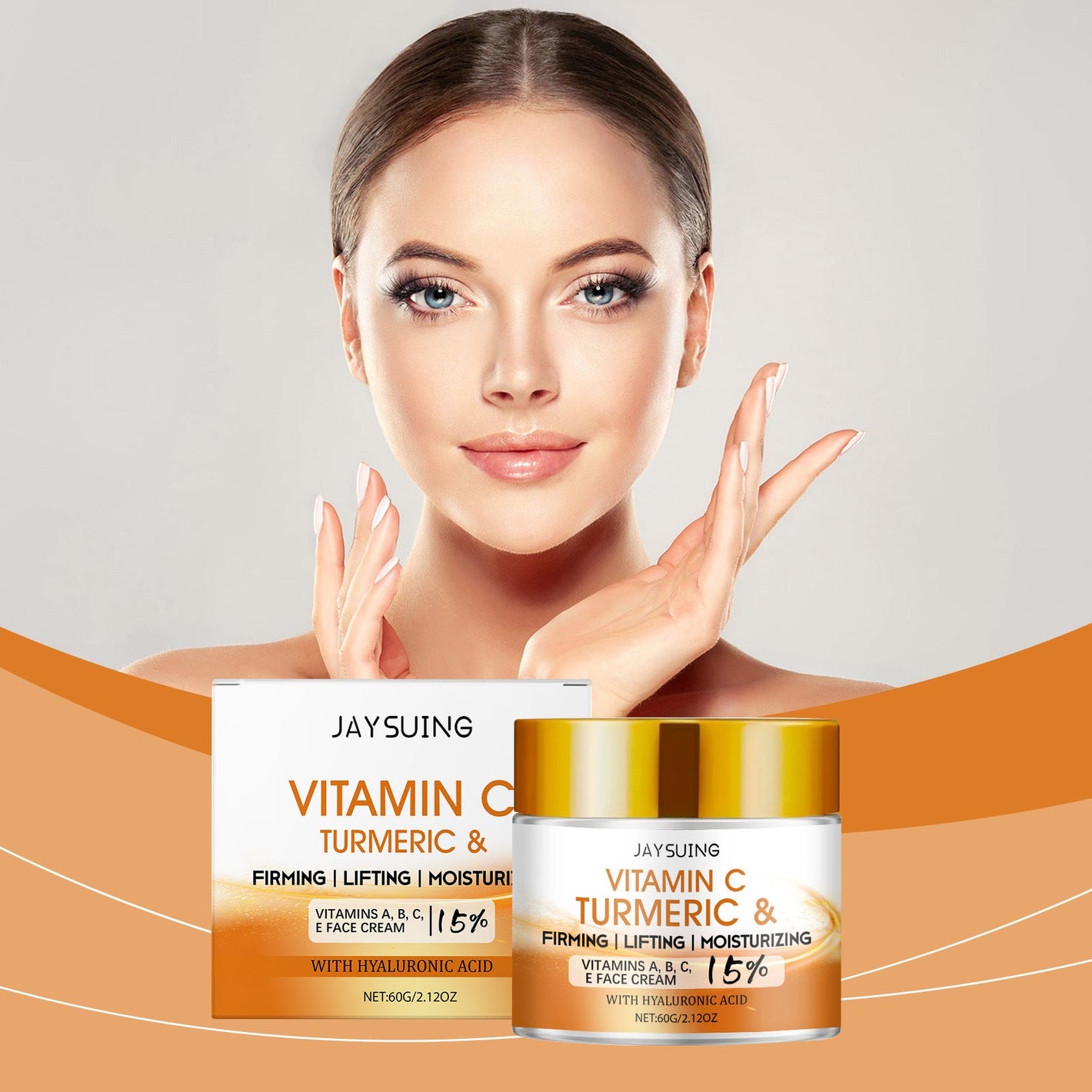 Vitamin C and Retinol Anti Aging Face Cream with E Niacinamide - Teleplus