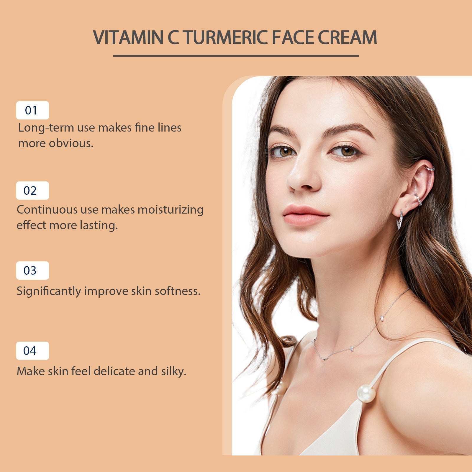 Vitamin C and Retinol Anti Aging Face Cream with E Niacinamide - Teleplus