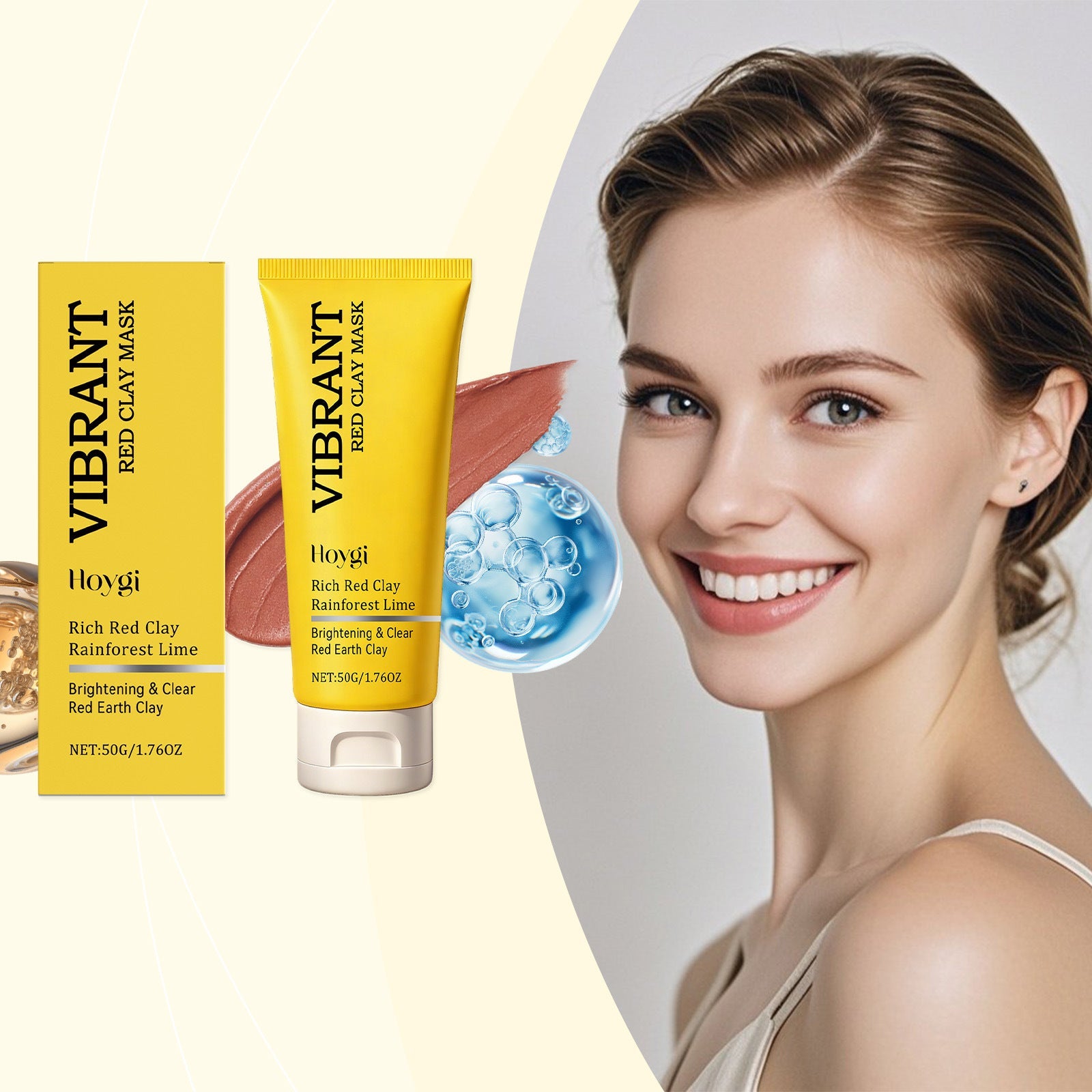 Vitamin C Collagen Face Cream with Lemon Extract for Bright Glowing Skin