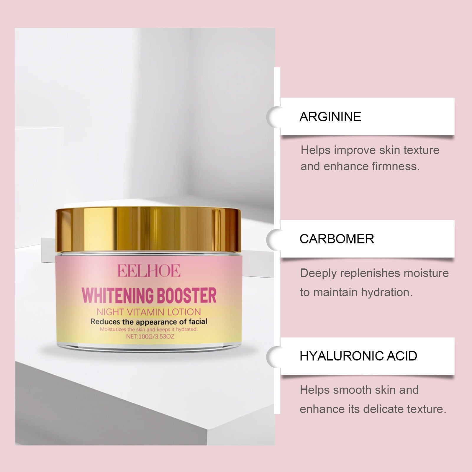 Vitamin C Face Moisturizer with Niacinamide Ceramide and Shea Butter