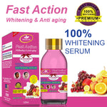 Vitamin C Face Serum for Glowing Skin Anti Aging Hyaluronic Acid Moisturizer - Teleplus
