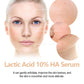 Vitamin C Face Serum with Lactic Acid Hyaluronic and Glycerin 30ml - lactic acid