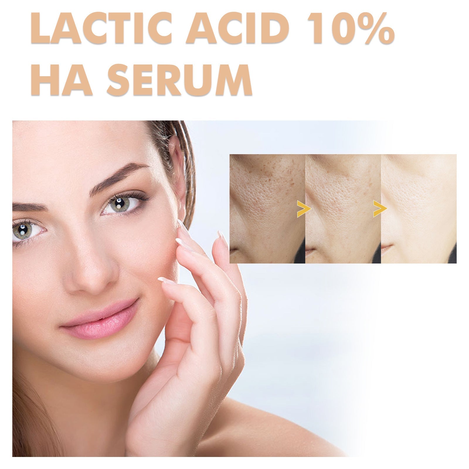 Vitamin C Face Serum with Lactic Acid Hyaluronic and Glycerin 30ml - lactic acid