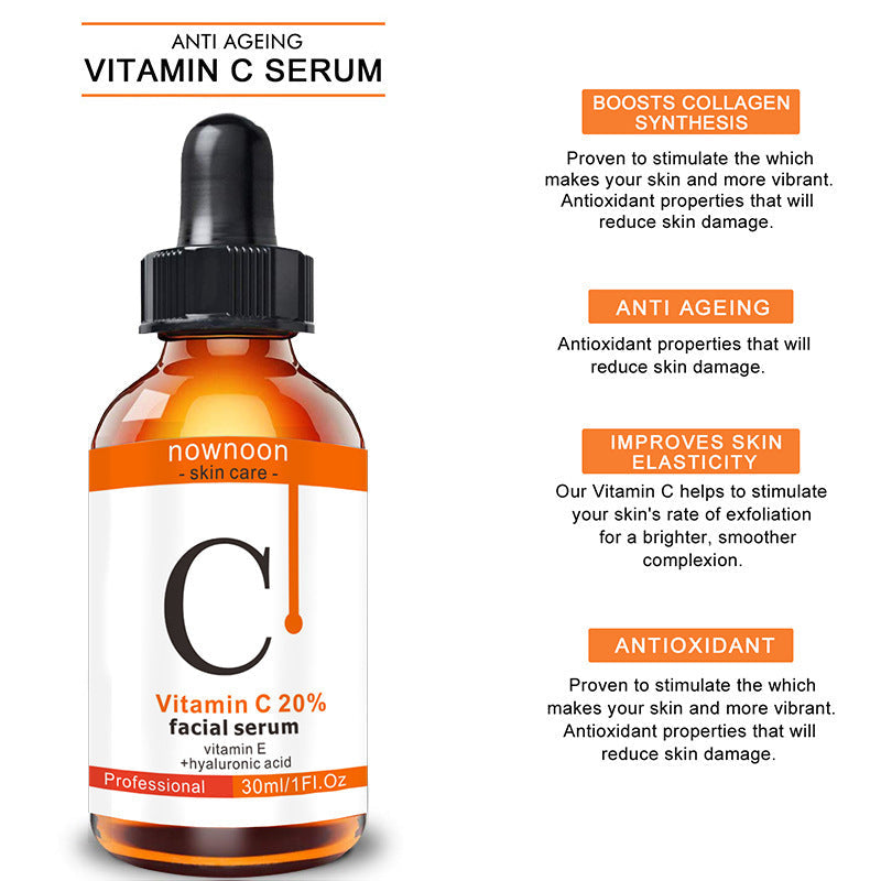 Vitamin C Facial Serum 30ml - Glow Up Your Face with Vitamin C Serum Fun