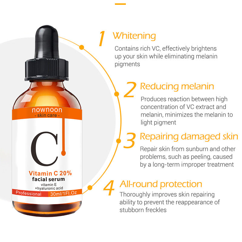 Vitamin C Facial Serum 30ml - Glow Up Your Face with Vitamin C Serum Fun