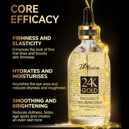 Vitamin C Hyaluronic Acid Face Serum for Brightening and Anti Aging Skin Care - Teleplus