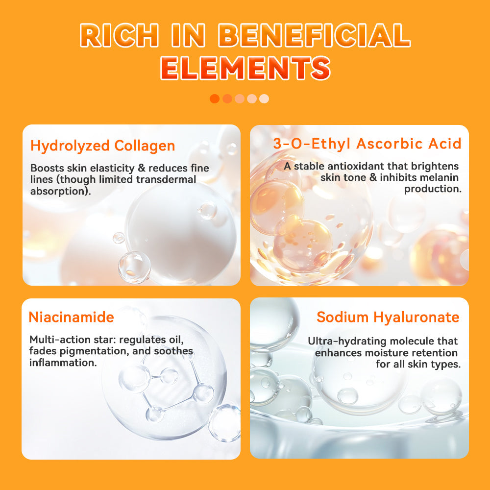 Vitamin C Skin Care Gift Set for Moisturizing and Brightening - Teleplus skin care gift set skincare types vitamin c