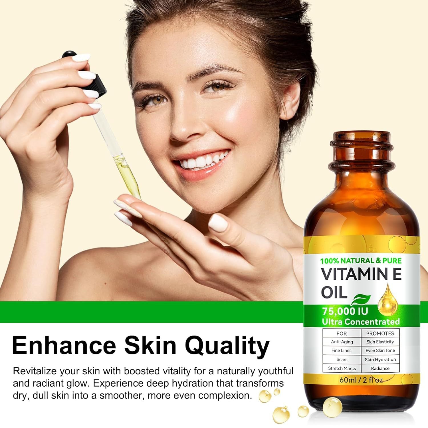 Vitamin E Oil 60ml for Export Purposes Only - vitamin e oil export purposes